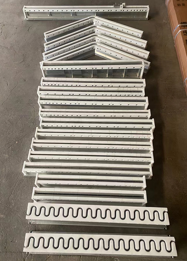 conveyor belt high frequency welding molds